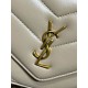 Replica di lusso Borse a tracolla mini Loulou YSL Saint Laurent Beige Imitazioni Cloni Borse Replica a tracolla mini Loulou YSL Saint Laurent Beige firmate