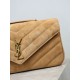 Replica di lusso YSL Saint Laurent LouLou Medium in camoscio trapuntato marrone Imitazioni Cloni YSL Saint Laurent LouLou Medium in camoscio trapuntato marrone firmate