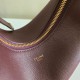 Replica di lusso Borsa a tracolla Celine Lulu per adolescenti Borgogna Imitazioni Cloni Borsa a tracolla Celine Lulu per adolescenti Borgogna firmate