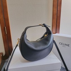 Replica Borse a tracolla Celine Lulu per adolescenti Nero firmate