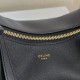 Replica di lusso Borse a tracolla Celine Lulu per adolescenti Nero Imitazioni Replica Borse a tracolla Celine Lulu per adolescenti Nero firmate