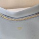 Replica di lusso Borsa a tracolla Celine Lulu per adolescenti Blu Imitazioni Cloni Borsa a tracolla Celine Lulu per adolescenti Blu firmate