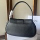Replica di lusso Borse a tracolla media Celine Polly Nero Imitazioni Cloni Borse Replica a tracolla media Celine Polly Nero firmate