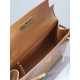 Replica di lusso Borsa a tracolla YSL Saint Laurent Manhattan marrone Imitazioni Cloni Borsa a tracolla YSL Saint Laurent Manhattan marrone firmate