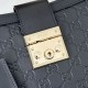 Replica di lusso Borse Gucci Padlock Small con manico superiore 838991 Nero Imitazioni Cloni Borse Replica Gucci Padlock Small con manico superiore 838991 Nero firmate