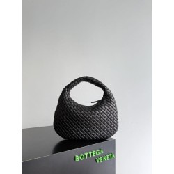 Borsa Hobo Veneta piccola/media di Bottega Veneta Nero