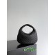 Replica di lusso Borsa Hobo Veneta piccola/media di Bottega Veneta Nero Imitazioni Cloni Borsa Hobo Veneta piccola/media di Bottega Veneta Nero firmate