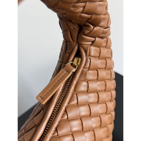 Replica di lusso Borse Imitazioni Hobo Veneta piccola/media di Bottega Veneta Marrone Imitazioni Cloni Borse Imitazioni Hobo Veneta piccola/media di Bottega Veneta Marrone firmate