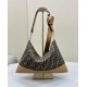 Replica di lusso Borse a tracolla Hobo Fendi Fendigraphy Caffè Imitazioni Cloni Borse Replica a tracolla Hobo Fendi Fendigraphy Caffè firmate