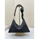 Replica di lusso Borsa a tracolla Hobo Fendi Fendigraphy Nero Imitazioni Cloni Borsa a tracolla Hobo Fendi Fendigraphy Nero firmate