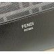Replica di lusso Borsa a tracolla Hobo Fendi Fendigraphy Nero Imitazioni Cloni Borsa a tracolla Hobo Fendi Fendigraphy Nero firmate