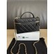 Replica di lusso Borse Imitazioni Chanel Classic Vanity con catena A96186 Nero Imitazioni Cloni Borse Imitazioni Chanel Classic Vanity con catena A96186 Nero firmate
