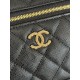 Replica di lusso Borse Imitazioni Chanel Classic Vanity con catena A96186 Nero Imitazioni Cloni Borse Imitazioni Chanel Classic Vanity con catena A96186 Nero firmate
