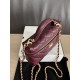 Replica di lusso Borsa Chanel Classic Vanity con catena A96186 Borgogna Imitazioni Replica Perfetta Borsa Chanel Classic Vanity con catena A96186 Borgogna firmate