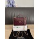 Replica di lusso Borsa Chanel Classic Vanity con catena A96186 Borgogna Imitazioni Replica Perfetta Borsa Chanel Classic Vanity con catena A96186 Borgogna firmate