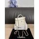 Replica di lusso Borse Chanel Classic Vanity con catena A96186 bianca Imitazioni Cloni Borse Replica Chanel Classic Vanity con catena A96186 bianca firmate