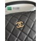 Replica di lusso Borse hobo Chanel 25A Caviar Lunch Box Nero Imitazioni Cloni Borse hobo Chanel 25A Caviar Lunch Box Nero firmate