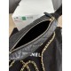 Replica di lusso Borse hobo Chanel 25A Caviar Lunch Box Nero Imitazioni Cloni Borse hobo Chanel 25A Caviar Lunch Box Nero firmate