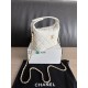 Replica di lusso Borse hobo Chanel 25A Caviar Lunch Box Bianco Imitazioni Cloni Borse hobo Chanel 25A Caviar Lunch Box Bianco firmate
