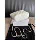 Replica di lusso Borse hobo Chanel 25A Caviar Lunch Box Bianco Imitazioni Cloni Borse hobo Chanel 25A Caviar Lunch Box Bianco firmate