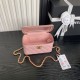 Replica di lusso Beauty case piccolo Chanel con tracolla a catena Ap3940 Rosa Imitazioni Cloni Beauty case piccolo Chanel con tracolla a catena Ap3940 Rosa firmate