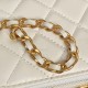 Replica di lusso Beauty case piccolo Chanel con tracolla a catena Ap3940 Bianco Imitazioni Cloni Beauty case piccolo Chanel con tracolla a catena Ap3940 Bianco firmate