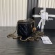 Replica di lusso Beauty case piccolo Chanel con tracolla a catena Ap3940 Nero Imitazioni Cloni Beauty case piccolo Chanel con tracolla a catena Ap3940 Nero firmate