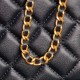Replica di lusso Beauty case piccolo Chanel con tracolla a catena Ap3940 Nero Imitazioni Cloni Beauty case piccolo Chanel con tracolla a catena Ap3940 Nero firmate