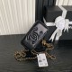 Replica di lusso Beauty case piccolo Chanel con tracolla a catena Ap3940 Nero Imitazioni Cloni Beauty case piccolo Chanel con tracolla a catena Ap3940 Nero firmate