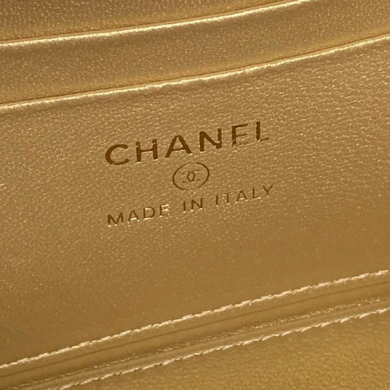 Replica di lusso Beauty case piccolo Chanel con tracolla a catena Ap3940 Nero Imitazioni Cloni Beauty case piccolo Chanel con tracolla a catena Ap3940 Nero firmate