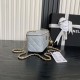 Replica di lusso Beauty case piccolo Chanel con tracolla a catena Ap3940 Blu Imitazioni Cloni Beauty case piccolo Chanel con tracolla a catena Ap3940 Blu firmate