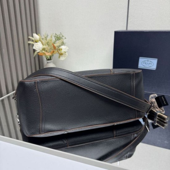 Replica di lusso Borse Firmate tote grande Prada 1BG602 Nero Imitazioni Cloni Borse Firmate Replica tote grande Prada 1BG602 Nero firmate