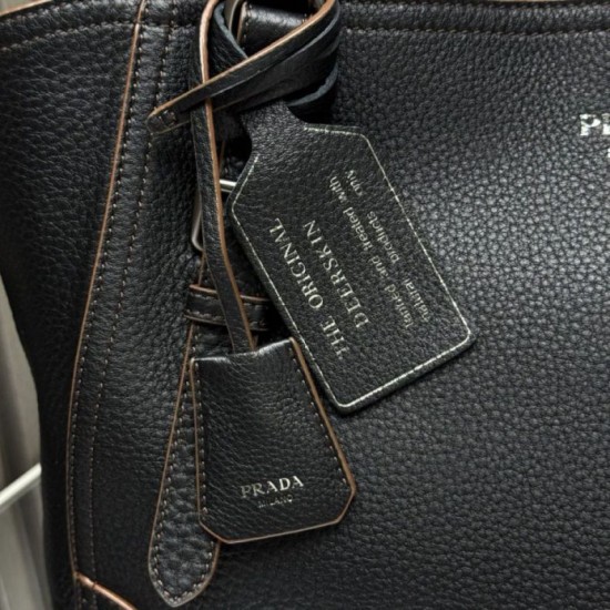 Replica di lusso Borse Firmate tote grande Prada 1BG602 Nero Imitazioni Cloni Borse Firmate Replica tote grande Prada 1BG602 Nero firmate
