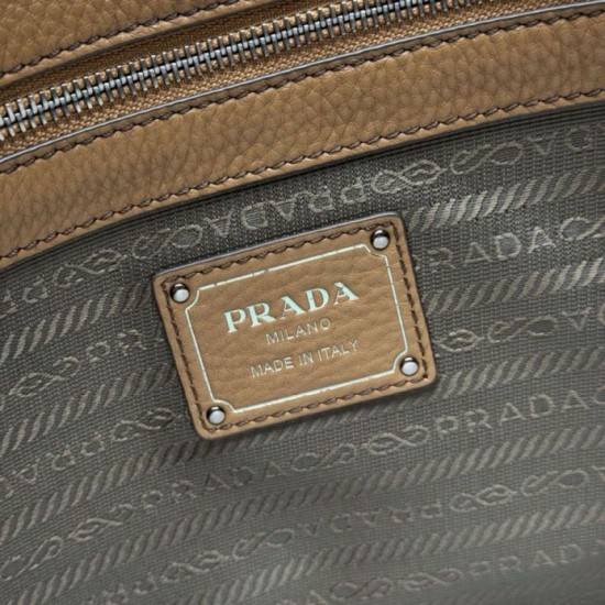 Replica di lusso Borse tote grande Prada 1BG602 Marrone Imitazioni Cloni Borse Replica tote grande Prada 1BG602 Marrone firmate