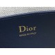 Replica di lusso Pochette Dior Oblique Bow con catena Blu Imitazioni Cloni Pochette Dior Oblique Bow con catena Blu firmate