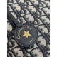 Replica di lusso Borsa a secchiello piccola Diorstar Dior jacquard obliquo blu Imitazioni Cloni Borsa a secchiello piccola Diorstar Dior jacquard obliquo blu firmate