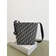 Replica di lusso Borsa a secchiello piccola Diorstar Dior jacquard obliquo blu Imitazioni Cloni Borsa a secchiello piccola Diorstar Dior jacquard obliquo blu firmate