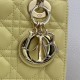 Replica di lusso Borsa Dior Lady Dior Piccolo Cannage Gialla Imitazioni Cloni Borsa Dior Lady Dior Piccolo Cannage Gialla firmate