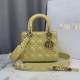 Replica di lusso Borsa Dior Lady Dior Piccolo Cannage Gialla Imitazioni Cloni Borsa Dior Lady Dior Piccolo Cannage Gialla firmate