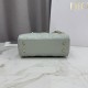 Replica di lusso Borsa Dior Lady Dior Mini Cannage Verde Imitazioni Cloni Borsa Dior Lady Dior Mini Cannage Verde firmate