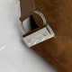 Replica di lusso Borsa a tracolla Media Dior Diorly pelle scamosciata Marrone Imitazioni Cloni Borsa a tracolla Media Dior Diorly pelle scamosciata Marrone firmate