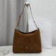 Replica di lusso Borsa a tracolla Media Dior Diorly pelle scamosciata Marrone Imitazioni Cloni Borsa a tracolla Media Dior Diorly pelle scamosciata Marrone firmate