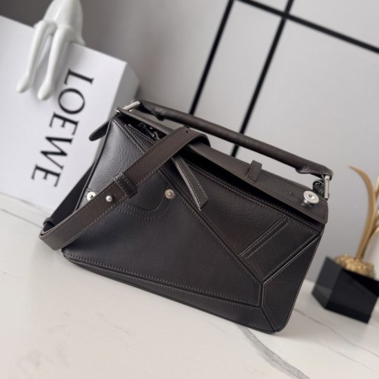Replica di lusso Borsa Piccola Loewe Panta Puzzle Cioccolato Imitazioni Cloni Borsa Piccola Loewe Panta Puzzle Cioccolato firmate