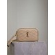 Replica di lusso Borse Imitazioni a tracolla Trapuntato Lou Mini YSL Saint Laurent Albicocca Imitazioni Cloni Borse Imitazioni a tracolla Trapuntato Lou Mini YSL Saint Laurent Albicocca firmate