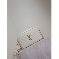 Borse a tracolla Trapuntato Lou Mini YSL Saint Laurent Bianco Borse a tracolla Trapuntato Lou Mini YSL Saint Laurent Bianco