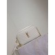 Replica di lusso Borse Firmate a tracolla Trapuntato Lou Mini YSL Saint Laurent Bianco Imitazioni Cloni Borse Firmate Replica a tracolla Trapuntato Lou Mini YSL Saint Laurent Bianco firmate