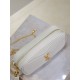 Replica di lusso Borse Firmate a tracolla Trapuntato Lou Mini YSL Saint Laurent Bianco Imitazioni Cloni Borse Firmate Replica a tracolla Trapuntato Lou Mini YSL Saint Laurent Bianco firmate