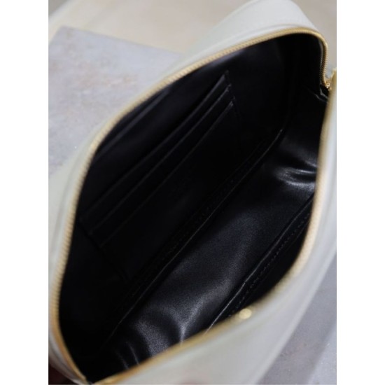 Replica di lusso Borse Firmate a tracolla Trapuntato Lou Mini YSL Saint Laurent Bianco Imitazioni Cloni Borse Firmate Replica a tracolla Trapuntato Lou Mini YSL Saint Laurent Bianco firmate