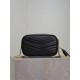 Replica di lusso Borsa a tracolla Trapuntato Lou Mini YSL Saint Laurent Nero Imitazioni Cloni Borsa a tracolla Trapuntato Lou Mini YSL Saint Laurent Nero firmate