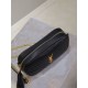Replica di lusso Borsa a tracolla Trapuntato Lou Mini YSL Saint Laurent Nero Imitazioni Cloni Borsa a tracolla Trapuntato Lou Mini YSL Saint Laurent Nero firmate